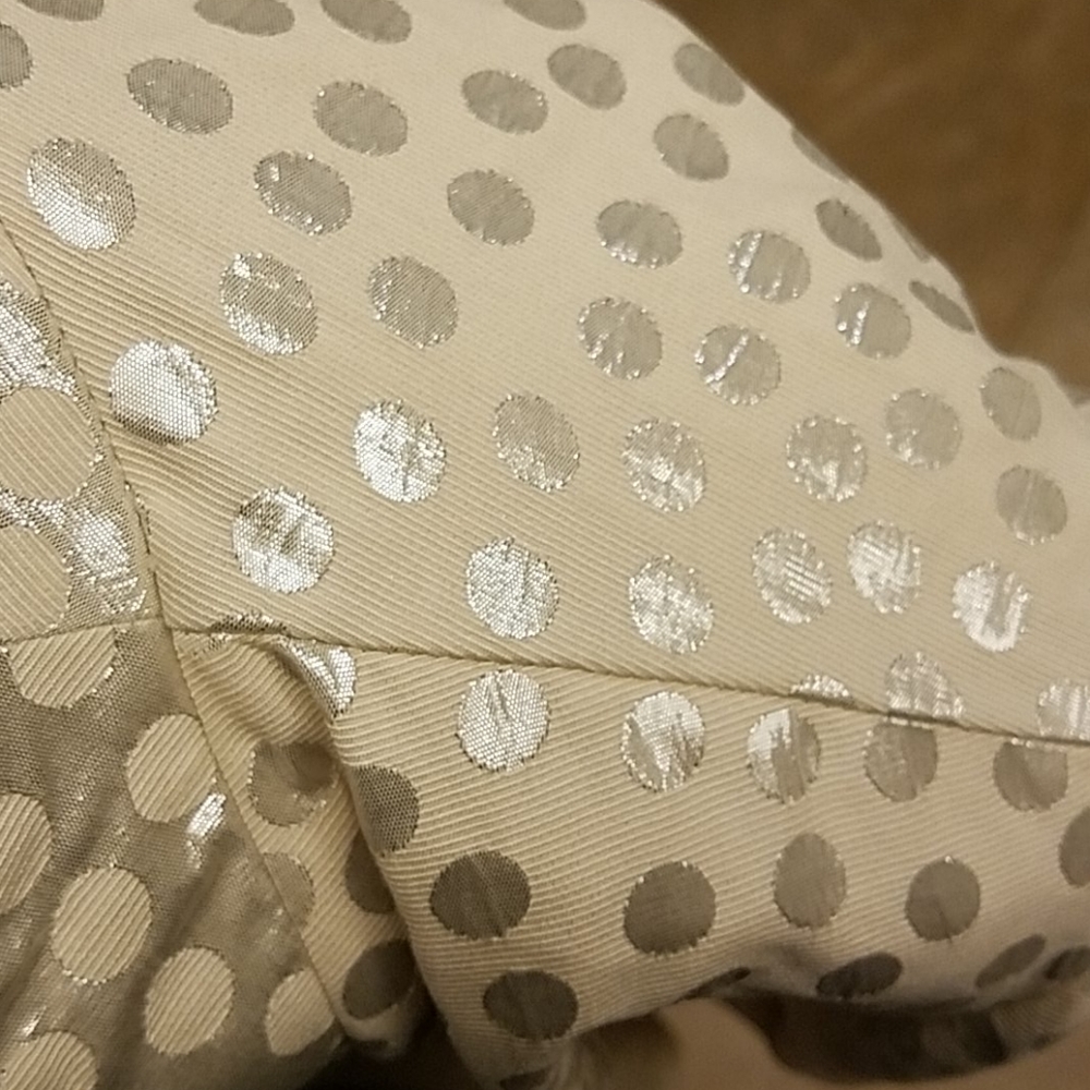 Joseph Ribkoff Gold Metallic Dot Jacket - Picture 9 of 9